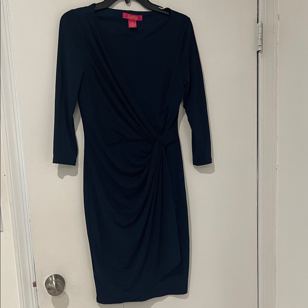 Catherine Malandrino Elegant navy Dress size s excellent condition